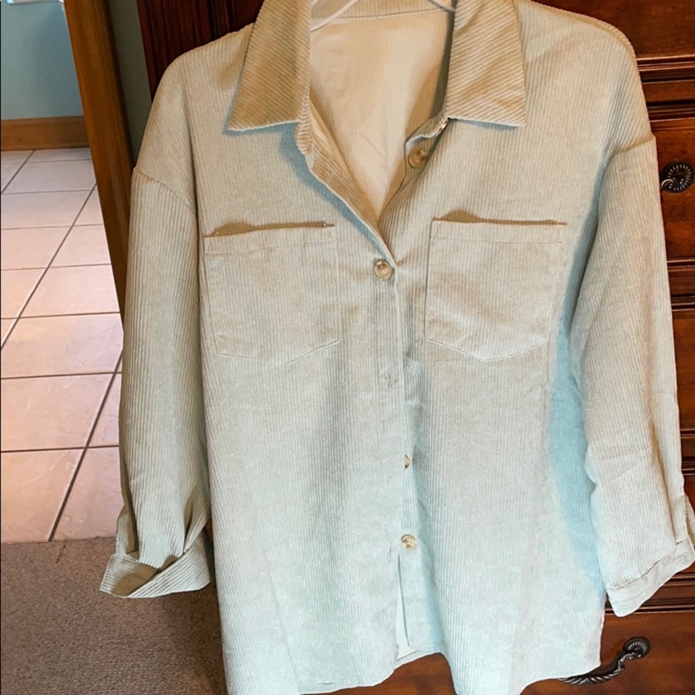 Oversized button up shirt